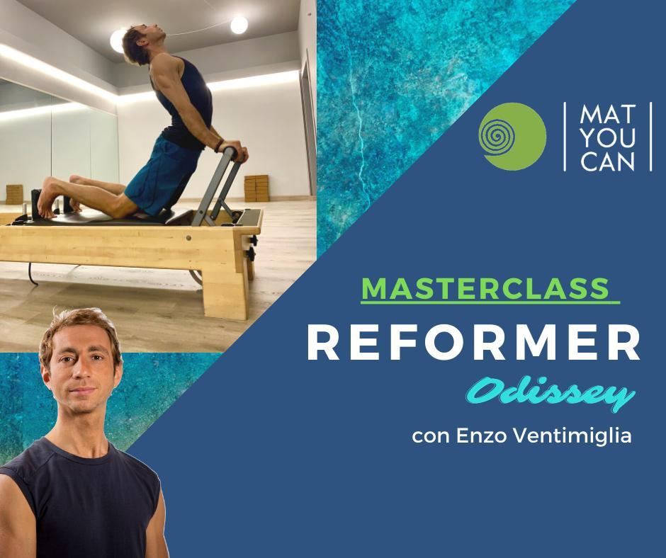 Pilates Reformer online, masterclass con Enzo Ventimiglia