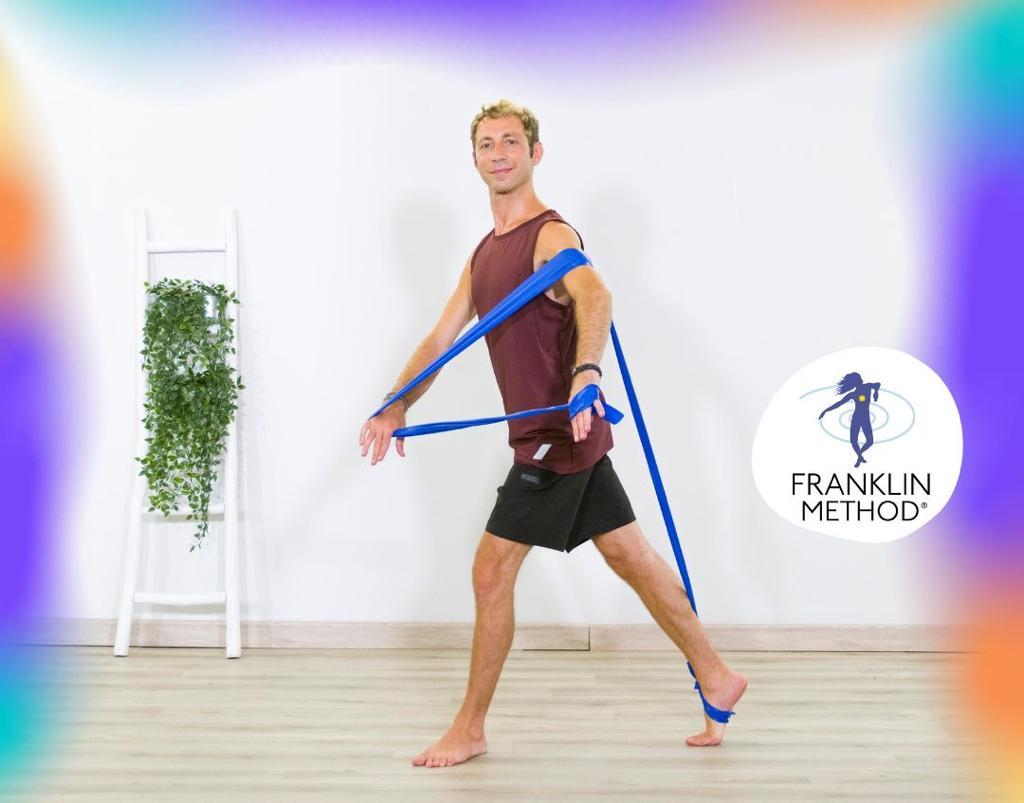 Esercizi funzionali Franklin Method con la banda elastica