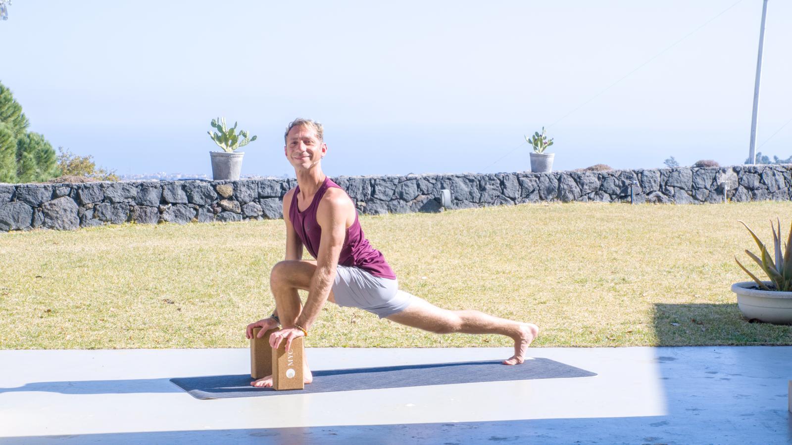 Yoga block per la stabilità
